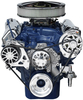 Ford 351M-400 Kit with Alternator and A/C with Machine Finish Brackets