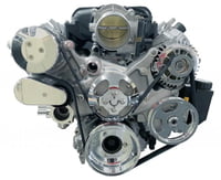 Front Runner™ Drive System GM LS Wet-Sump Chrome/Polished with Power Steering