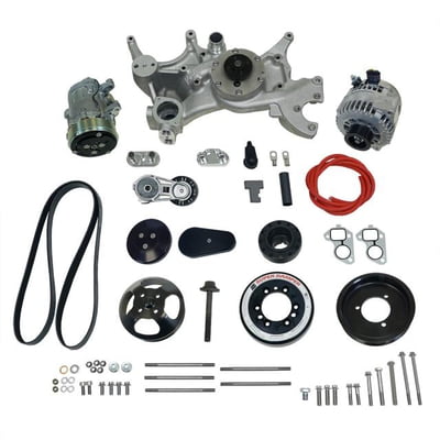 Front Runner™ Drive System GM LS7 Dry-Sump Black without Power Steering
