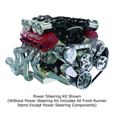 Front Runner™ Drive System, Big Block Chevrolet, Bright, without Power Steering