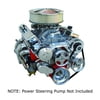 Front Runner™ Drive System, Small Block Chevrolet, Bright, Power Steering without Pump