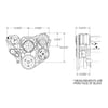 Front Runner™ Drive System, Small Block Chevrolet, Black/Chrome, with Power Steering