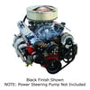 Front Runner™ Drive System, Small Block Chevrolet, Black/Chrome, Power Steering without Pump