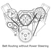 Front Runner™ Drive System, Small Block Chevrolet, Bright, without Power Steering