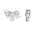 Front Runner™ Drive System GM LS Wet-Sump Chrome/Polished with Power Steering