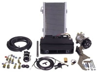 Complete Under Dash Air Conditioning Kit with Vertical Condenser