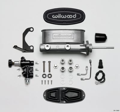 Aluminum Tandem M/C Kit with Bracket and Valve