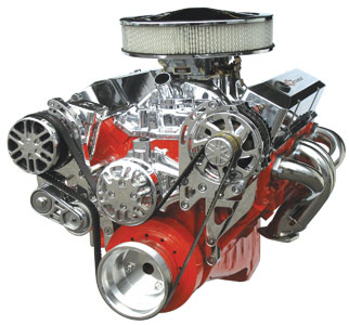 Small Block Chevy Victory Series Kit with Alternator and A/C WITHOUT POWER STEERING