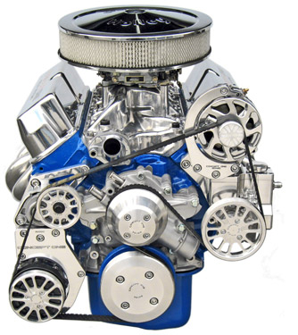 Small Block Ford Kit with Alternator, A/C and Power Steering - For 289/302 Short Waterpump