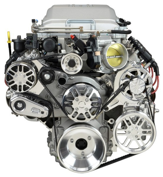 LS Chevy for Whipple Supercharger Kit w/Alternator, AC, & Power Steering
