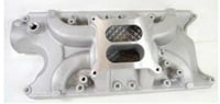FORD 289-302 ALUM. DUAL PLANE INTAKE, SATIN