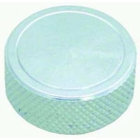 Air Cleaner Nut, Knurled, 1/4-20 in Thread, 1 in OD, 3/4 in Tall, Steel, Chrome
