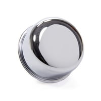 CHROME PUSH IN BREATHER 2-3/4IN DIA 1IN NECK