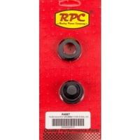 PCV Grommet, 3/4 in ID, 1-1/4 in OD, Rubber, Black, Pair