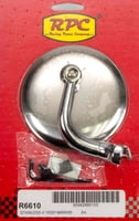 Sideview Peep Mirror 4" Circle with Short Arm