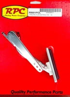 Aluminum Gas Pedal Pad/Steel Arm 2 Rubber Inserts
