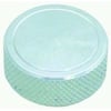 Air Cleaner Nut, Knurled, 1/4-20 in Thread, 1 in OD, 3/4 in Tall, Steel, Chrome