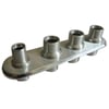 R1007 Aluminum Firewall Bulkhead 4 Port