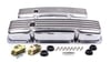 Nostalgic Baffled Aluminum Finned Valve Covers 1958-86 Small Block Chevy 283-350