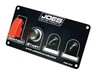 IGNITION SWITCH PANEL, 2 ACCESSORY SWITCHES, 6-5/8" X 3-1/2"
